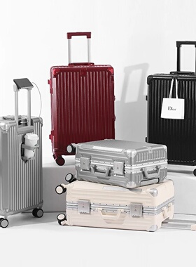 SUSHIMU Suitcase Travel Suitcase Men 20 24 26 Carry-On Lugg