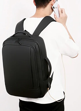 1Pcs Expandable Travel Backpack, Business casual men's back