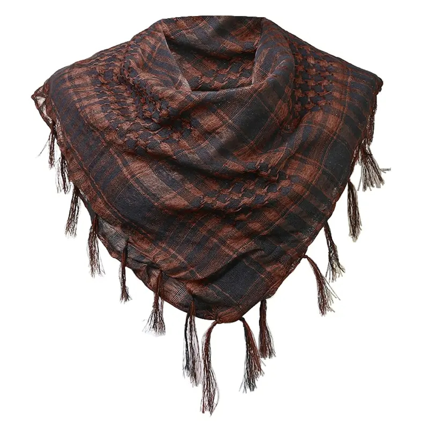 Houndstooth Scarf Plaid Hijab Bandana Hiking Scarves Arab T