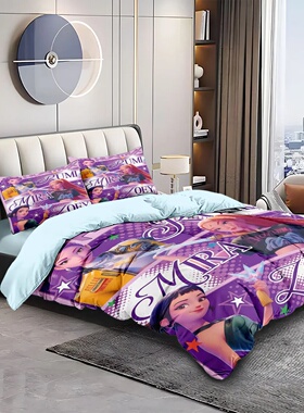 3pc Cartoon K-Pop Demon Hunters Girl Group Print Coreless D