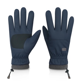 Men's Black Windproof Ski Gloves, Warm Snowboard Gloves, Me