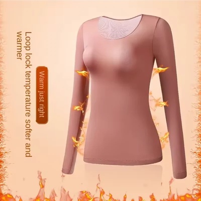 Women's Thermal Underwear Autumn Winter Bottoming Shirt Lon