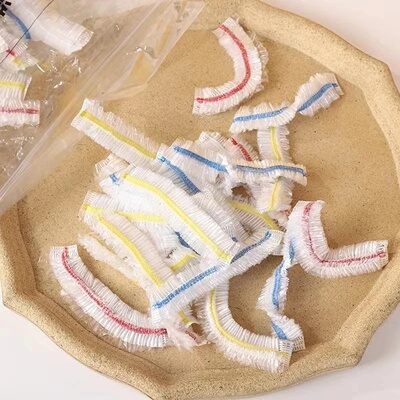 100/1000pcs Colorful Disposable Food Cover Plastic Wrap Ela