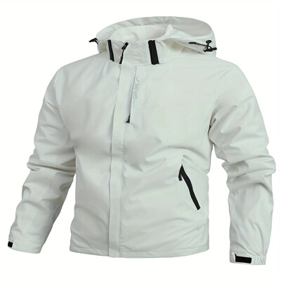 Men's Waterproof Rain Jacket Lightweight Outer Hooded Outdo