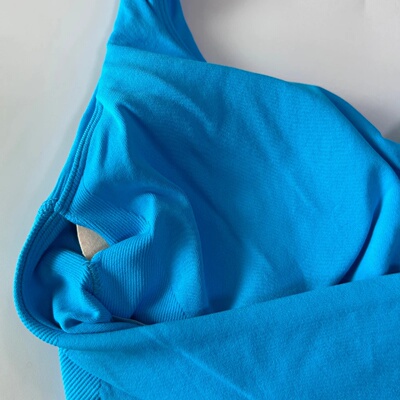 No Logo Seamless Halter Top Backless Longline Strappy Padde