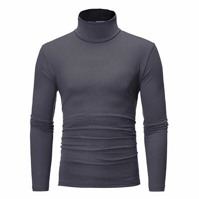 New Men's handsome half turtleneck bottom shirt,  gentle an