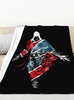 Game Assassins Creed Blanket Microfiber Bedding Fluffy Soft