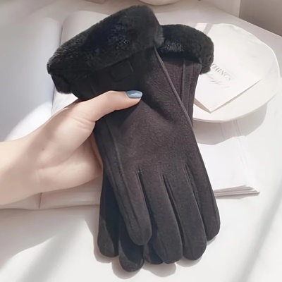 Women Touch Screen Gloves Fashion Mittens Autumn Winter War