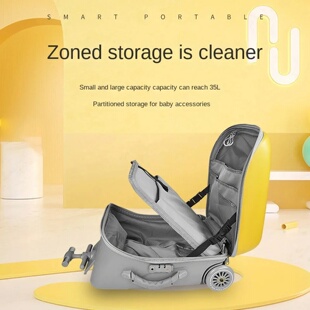 Kids Luggage Can Sit And Ride Suitcase Baby Boys Girls Walk