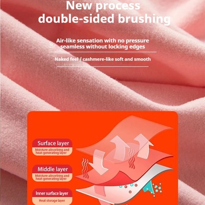 New Women's Thermal Underwear Set De Velvet Grinding Wool F