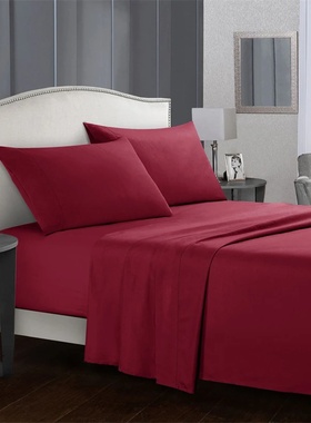 High-quality Simple King Size Bed Sheet Set Soft Comfortabl