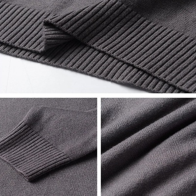 Korean Fashion Autumn Winter Sweaters Men Pullovers Fleece