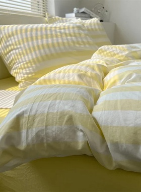 Pre-Washed Brushed Ultra Soft Duvet Cover Set with Pillowca