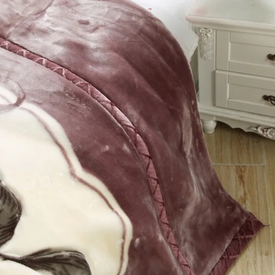 Ultra Soft Cozy Flowers Rose Throw Blanket Microfiber Heavy