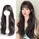 female long air synthetic bangs wave wig big New hair