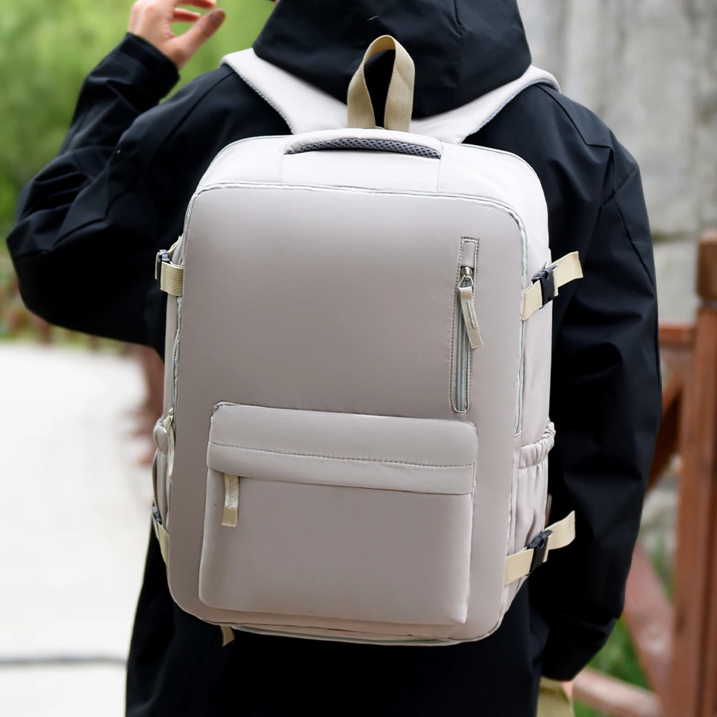 Travel Backpack Airline Approved Low-Cost Airline Solid Col