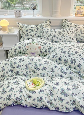 3pcs printed duvet set (1* duvet set + 2 * pillowcase, no c