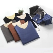 Double Underwear Sided marking Men Thermal Non Heating Set