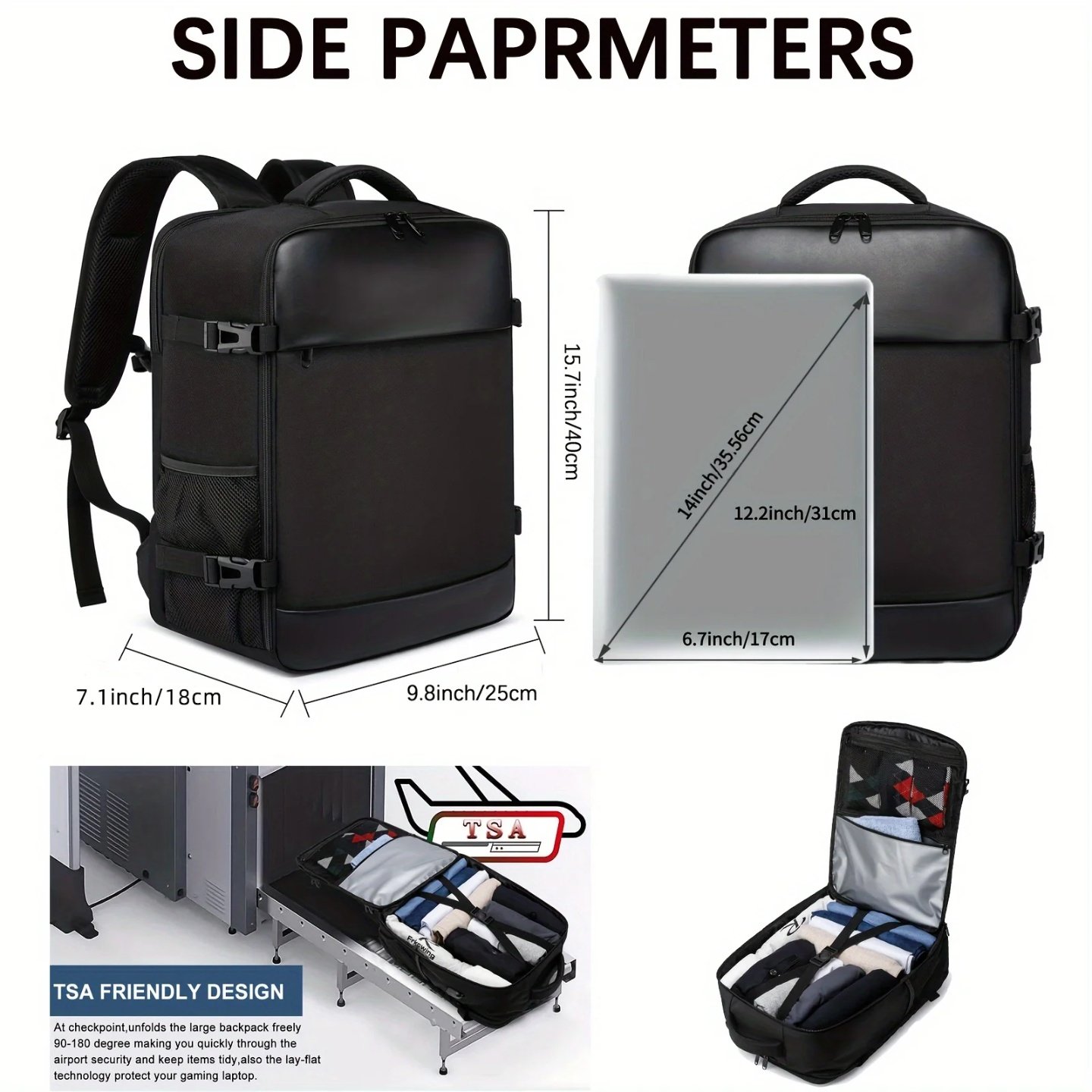 ryanair 40x20x25 and easyjet 45x36x20 Cabin Bag Travel Back