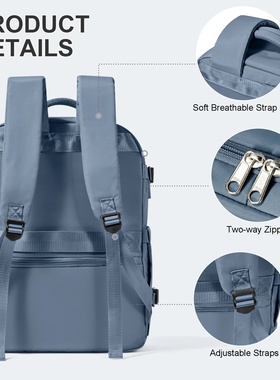 Laptop Bag Travel Backpack for Women Large Capacity Easyjet