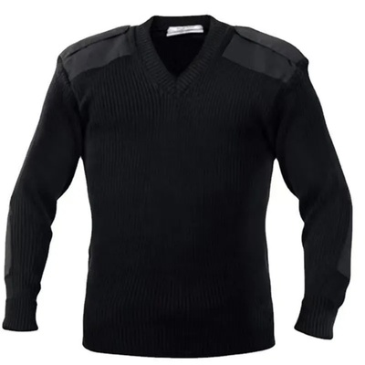 Tactical sweater men's long sleeved knitted pullover winter