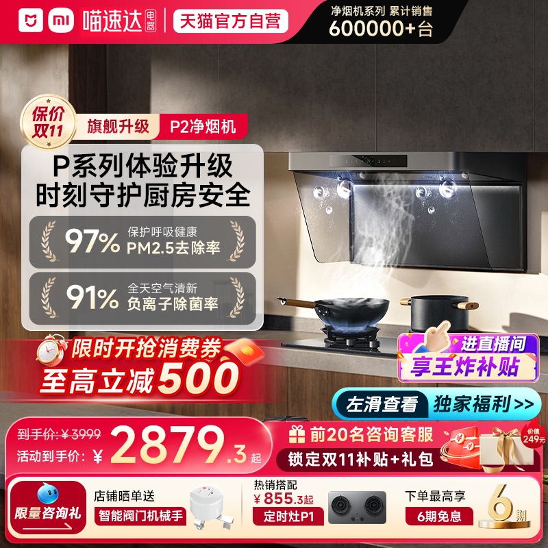 【咨询享智能阀门】P2净烟机