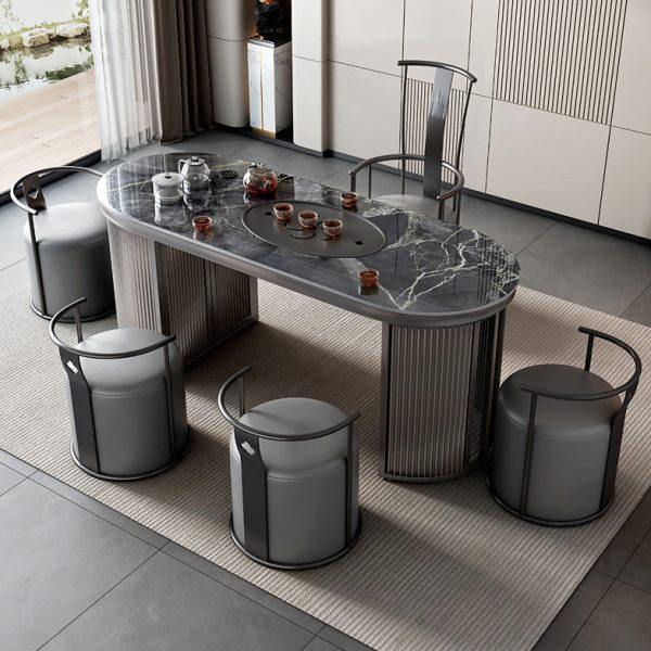 轻奢茶台现简约岩板茶桌椅组合家用客厅公书房烧水泡茶一体桌,商业/办公家具,茶台/茶桌,淘宝优惠券,粉丝福利购,淘宝优惠卷