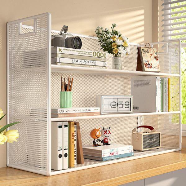 桌上书架公桌面置物架书桌收纳多层台面分层架子学生宿舍储物架,收纳整理,书桌收纳置物架,淘宝优惠券,粉丝福利购,淘宝优惠卷