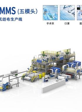 SMS/SMMS/SSMMS/新设计工厂供应熔喷无纺布制造机smms无纺布