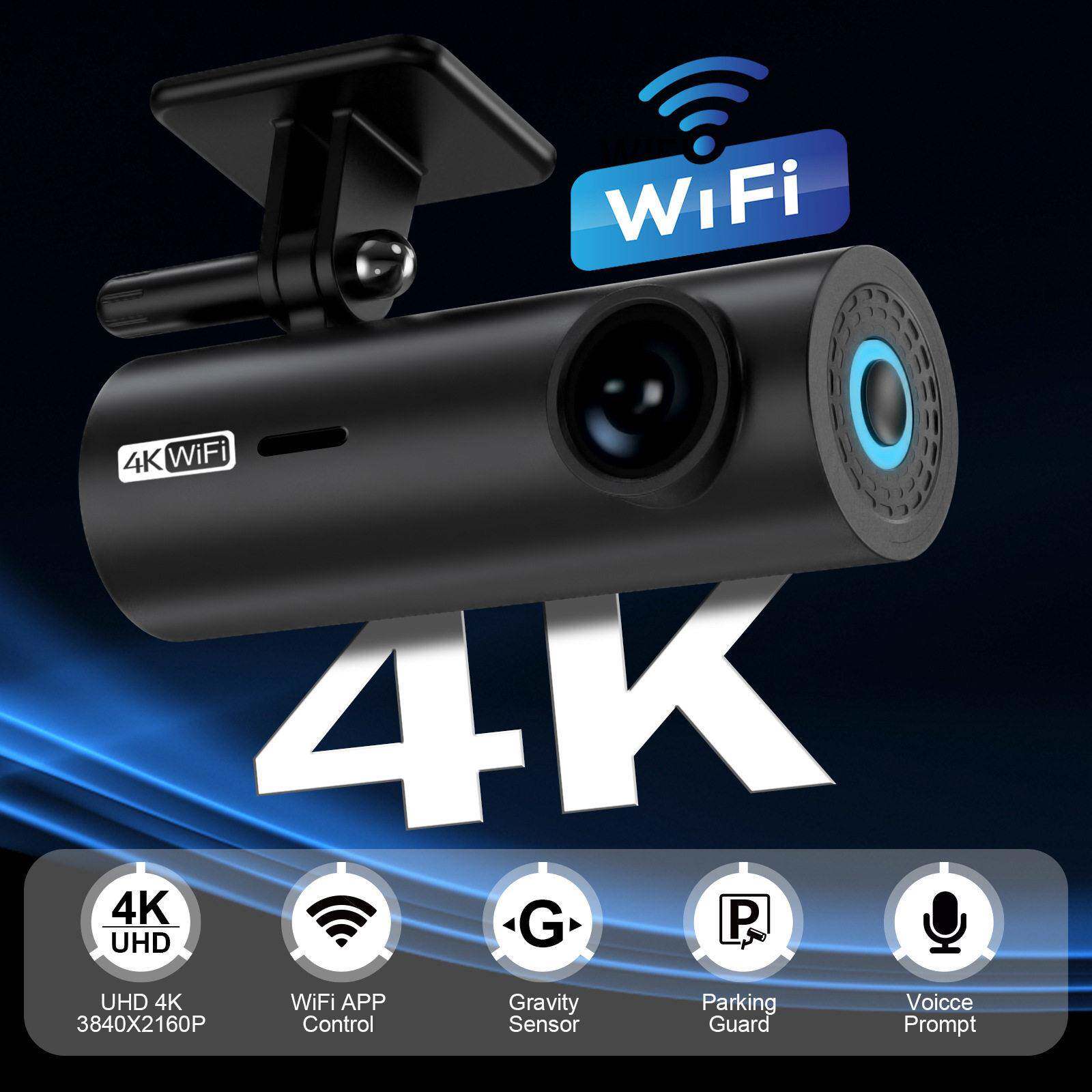 4K超清1080P口红机WiFi行车记录仪70mai行车记录仪优化款前后双录