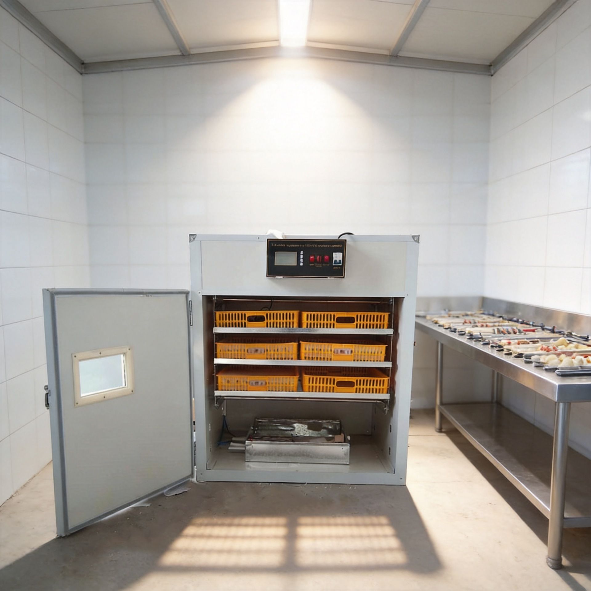 小型孵化机528枚全自动家禽鸡鸭鹅孵化器鹌鹑孵化设备智能孵化箱