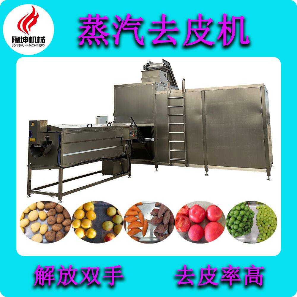 可定制多功能红薯蒸汽去皮机 全自动葡萄蒸汽剥皮机 洋柿子脱皮机