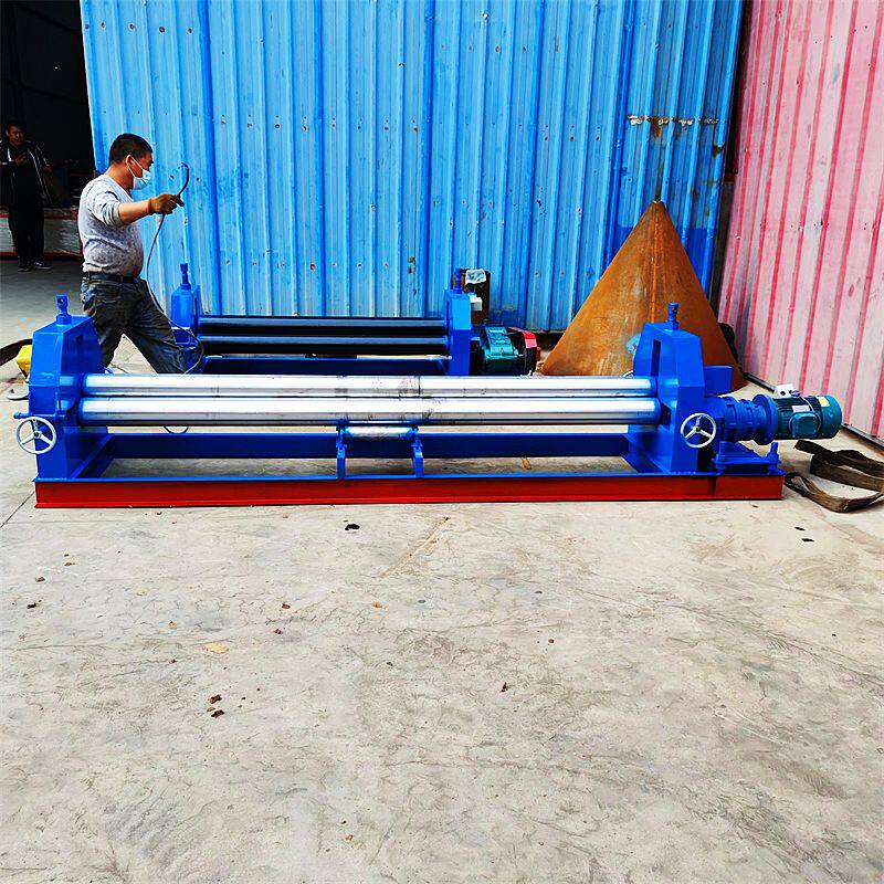 卷板机 三辊电动铁皮钢板卷圆设备厂家定做 小型半自动滚筒机