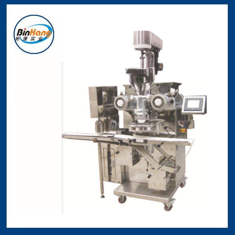 厂家直供月饼机全自动 馅中馅月饼生产线报价 做红桃粿的机械价格