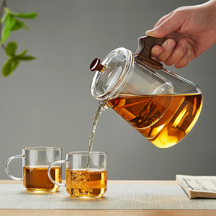 玻璃煮茶壶耐高温加厚大容量电陶炉烧水壶家用花茶泡茶壶茶具套装