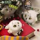 波普自然啾团子雪鸮猫头鹰毛绒玩具小鸟玩偶公仔包挂件饰圣诞礼物