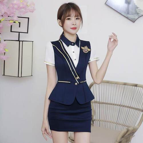 足浴足疗技师工作服女减龄气质