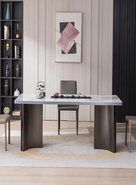 现代简约AP茶几泡茶桌客厅家用岩板茶桌茶台烧水壶一体嵌入式热浪