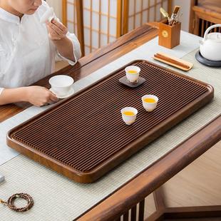 办公室客厅功夫茶具排水茶海 茶盘实木家用电木干泡小茶台2024新款