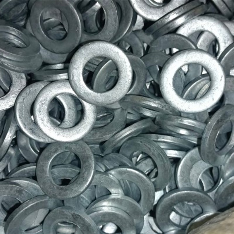 热浸镀锌平垫圈圆垫热浸锌垫片介子碳钢M8M10MM1M1M18M20-M0