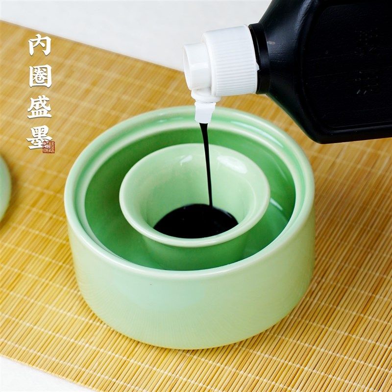 火锅砚台带盖书法墨池毛笔墨汁干墨笔山墨碟墨砚,文具电教/文化用品/商务用品,文房四宝,淘宝优惠券,粉丝福利购,淘宝优惠卷