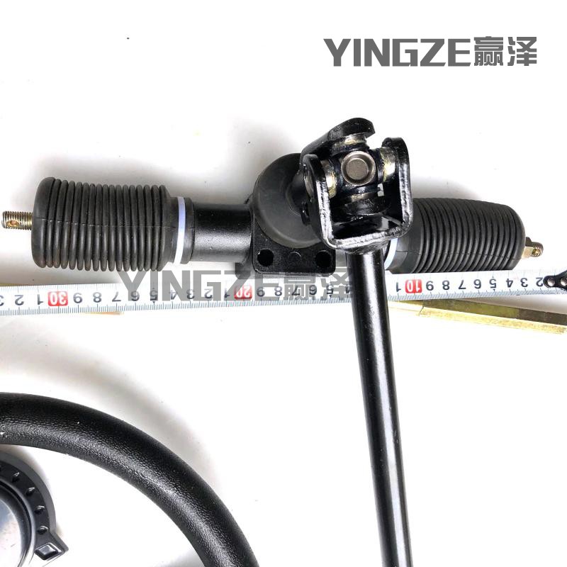 改装四轮电动车自制沙滩车卡丁车2CM金属方向机方向盘转向球