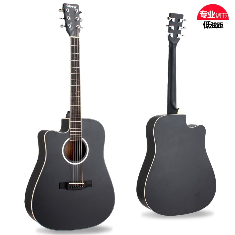 Gipy单板左手吉他 1寸面单 寸左撇子反手 9寸电箱吉他