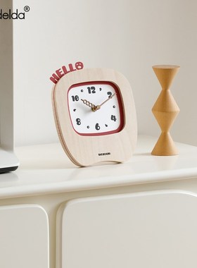 Mndeld入户玄关时钟装饰小家居客厅饰品酒柜软装高级感钟表