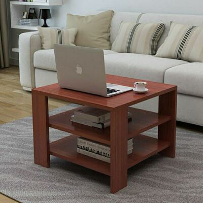 正方形三层小茶几客厅小方桌咖啡桌阅览桌出租房床头柜