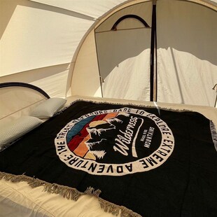 露营毯子户外野营毛毯帐篷地毯地垫美式装饰N毯充气床毯盖毯沙发