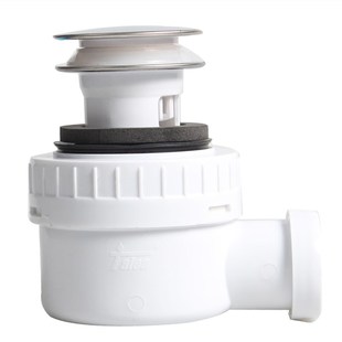 面盆侧U排落水器下水头 洗脸盆台盆弹跳下水器过滤器堵水塞后置