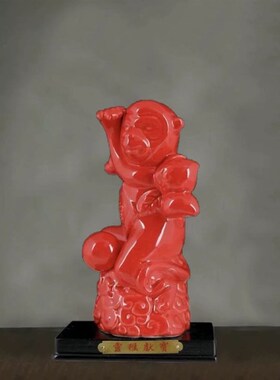 陶瓷十二生肖招财猴创意摆件摆设动物工艺礼品