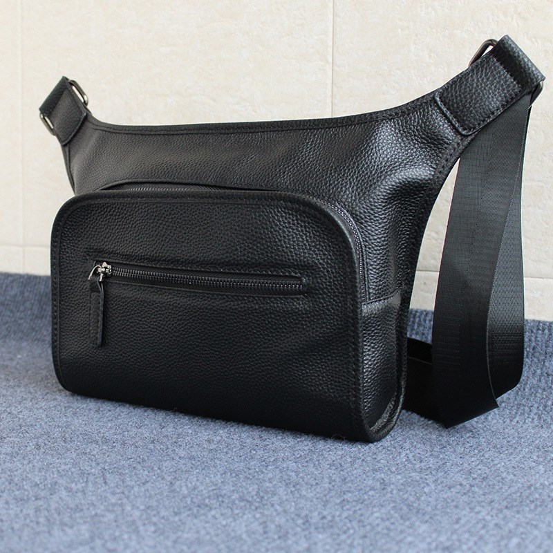 头层牛皮男士斜挎包真皮男包休闲单肩包韩版运动休闲挎包潮流背包