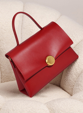 红色婚包女2023新款高级感结婚包包婚礼用小众新娘包手提斜挎女包